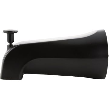 Danco Universal Matte Black Tub Spout with Diverter