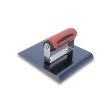 6" X 6" Marshalltown Blue steel Concrete Edger with 0.5" Radius