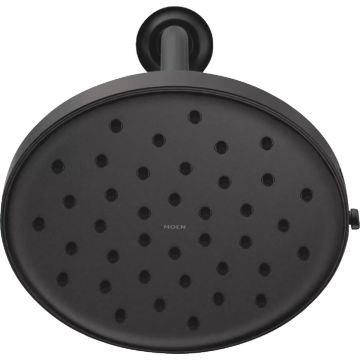Moen Verso Rainshower Matte Black 9 In. Dia. Spray Head Rainshower
