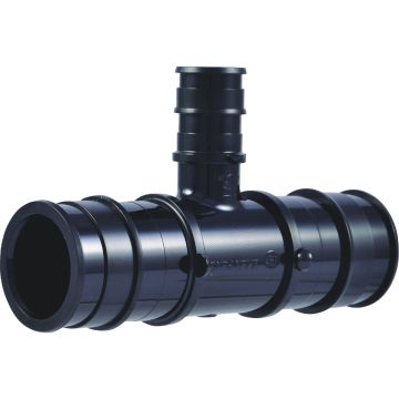 SharkBite PEX-A 1 In. x 1 In. x 1/2 In. Poly Alloy Barb Reducing Tee (5-Pack)