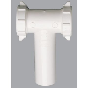 Do it Best 1-1/2 In. White Polypropylene Center Outlet Tee