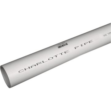 Charlotte Pipe 1 In. x 2 Ft. Schedule 40 PVC Pressure Pipe, Plain End