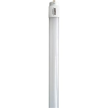 Satco 59W Equivalent 96 In. Natural Light T8 Single Pin Ballast Bypass DLC Certified LED Tube Light Bulb
