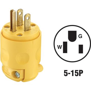 Do it 15A 125V 3-Wire 2-Pole Residential Grade Cord Plug