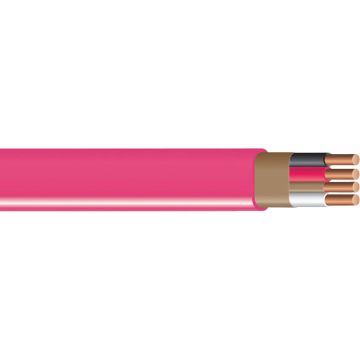 Romex 100 Ft. 10/3 Solid Pink NMW/G Electrical Wire