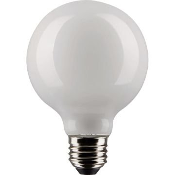 Satco Nuvo 40W Equivalent Warm White G25 Medium Frosted LED Decorative Light Bulb (2-Pack)