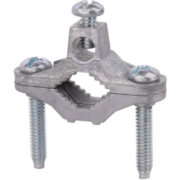 Southwire 1/2 In. to 1 In. #10 SOL/STR to #2 STR Zinc Ground Clamp