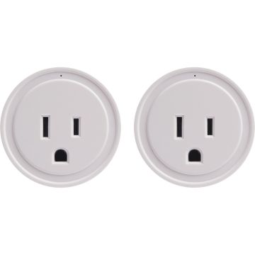 Energizer 125V 1-Outlet Indoor Smart WiFi Plug (2-Pack)
