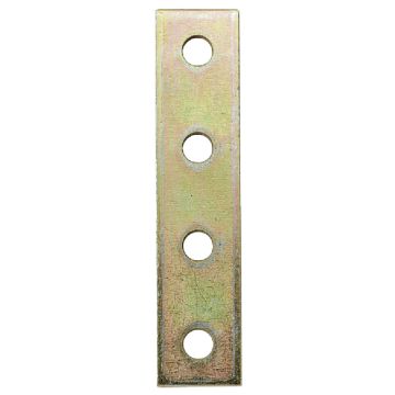 Superstrut 7-1/4 In. L. Flat Goldgalv Electroplated Zinc Bracket