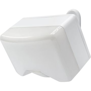 IQ America White 350 Lm. LED Battery Operated Security Light Fixture