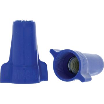 Ideal Wing-Nut Large Blue Copper to Copper Wire Connector (25-Pack)