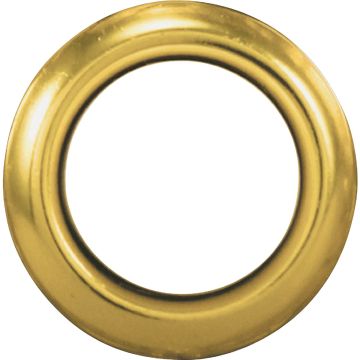 Heath Zenith Wired Gold Round LED Lighted Doorbell Push-Button
