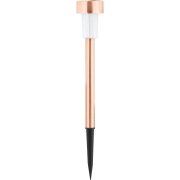 Outdoor Expressions Copper 2.10 Lumens Metal Mini Solar Path Light