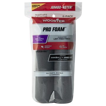 6-1/2" J-koter Foam Rllr Cvr 2pk