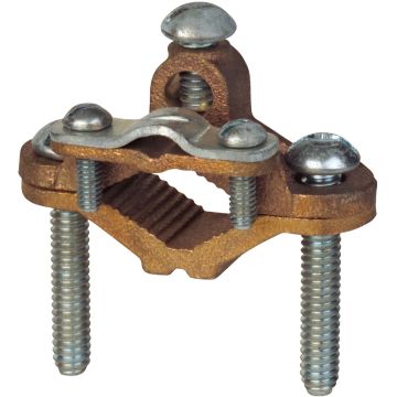 Southwire #8 STR to #4 STR Bronze Ground Clamp