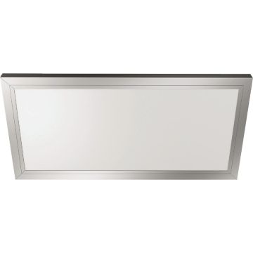 Feit Electric Edge-Lit 1 Ft. W. x 2 Ft. L. Nickel Dimmable 6-Way LED Flush Mount Light