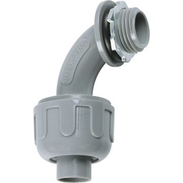 Halex 1/2 In. 90 Deg Quick-Set Liquid Tight Connector
