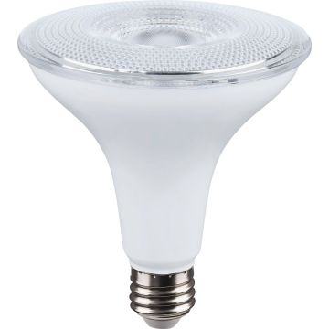 Satco 90W Equivalent PAR38 Medium Base 3000K Dusk to Dawn LED Light Bulb