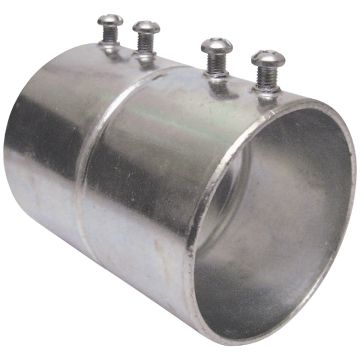 Halex EMT 1-1/2 In. Steel Set Screw Conduit Coupling