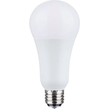 Satco 50/100/150W Equivalent Selectable 2700K CCT A21 LED 3-Way Bulb