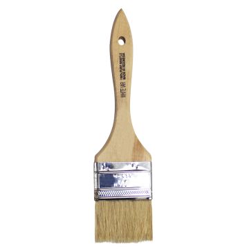 1-1/2" White Natural Bristle Bru