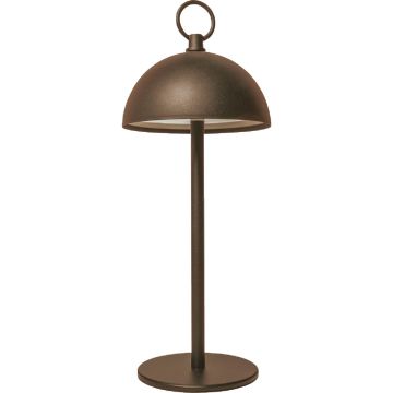Westek Amerelle Branson Brown Rechargeable Indoor/Outdoor LED Lamp