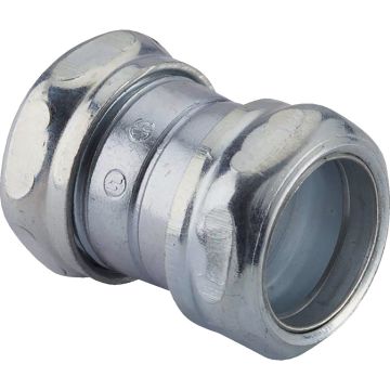 Halex 3/4 In. EMT Steel Raintight Compression Coupling (5-Pack)
