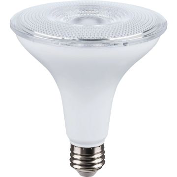 Satco 90W Equivalent PAR38 Medium Base 5000K Dusk to Dawn LED Light Bulb