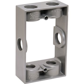 Southwire 1/2 In. 6-Hole 1-Gang Weatherproof Extension Ring