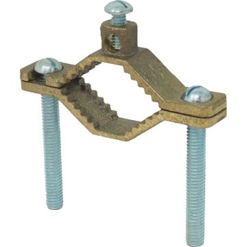 Southwire 1-1/4 In. to 2 In. #10 STR to #2 STR Bronze Ground Clamp