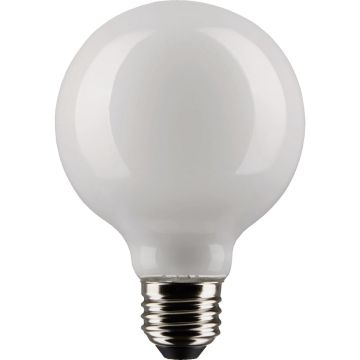 Satco Nuvo 60W Equivalent Warm White G25 Medium Frosted LED Decorative Light Bulb (2-Pack)