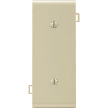 Leviton 1-Gang Standard Center Nylon Blank Wall Plate, Ivory