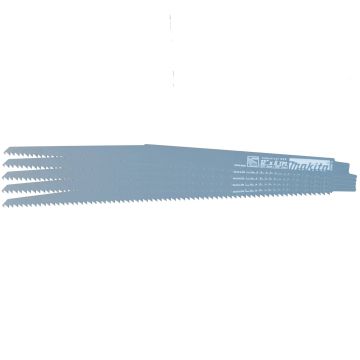 Makita 12" Wood Cutting Recipro Saw Blade, 6TPI, 5-Pack