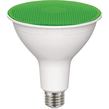 Satco 100W Equivalent PAR38 Medium Base Green LED Light Bulb