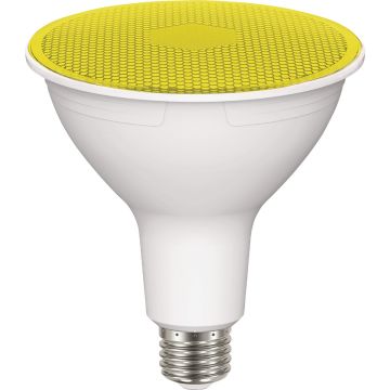 Satco 100W Equivalent PAR38 Medium Base Yellow LED Light Bulb