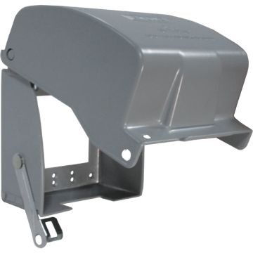 Southwire 31-In-1 Dual Gang Gray Metallic While In-Use Extra-Duty Rated Multi-Use Cover