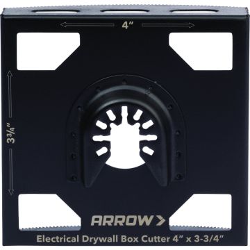 Arrow 4 In. x 3-3/4 In. Double Gang Box Cutter