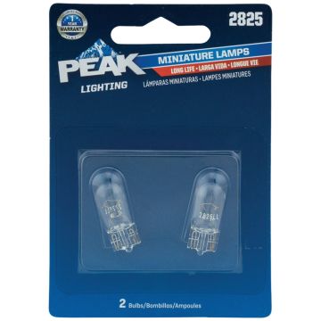 PEAK 2825 12V Mini Incandescent Automotive Bulb (2-Pack)