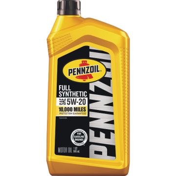 Pennzoil Full Synthetic 5W-20 Motor Oil, 1 Qt.