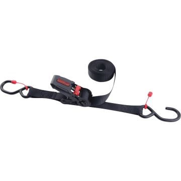 Erickson 1 In. x 15 Ft. 1300 Lb. Soft Grip Ratchet Tie-Down W/Cap Locks (4-Pack)