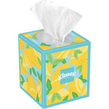 Kleenex Soothing Lotion 60 Count 3-Ply Facial Tissues
Cube Box