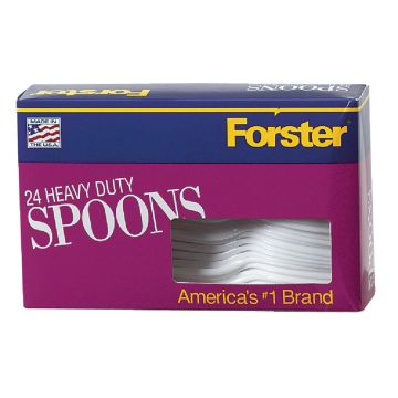 Diamond Heavy-Duty Plastic Spoons (24-Piece BX)
