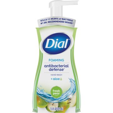 Dial Antibacterial Defense 7.5 Oz. Pear + Aloe Foaming Hand Soap