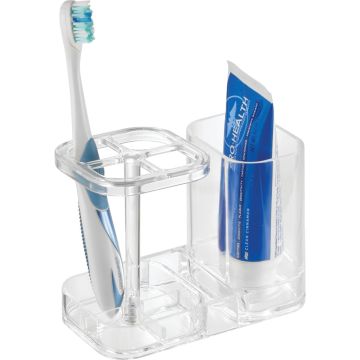 iDesign Med+ Clear Toothbrush Holder