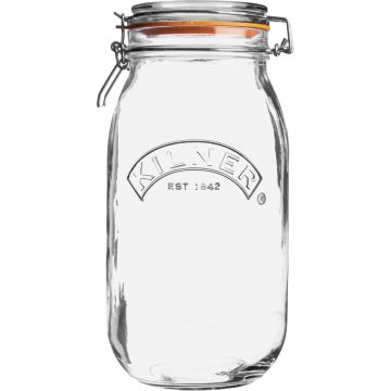 Kilner 68 Oz. Round Clip Top Glass Storage Jar