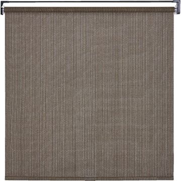 Home Impressions 72 In. x 72 In. Brown Fabric Indoor/Outdoor Cordless Roller Shade