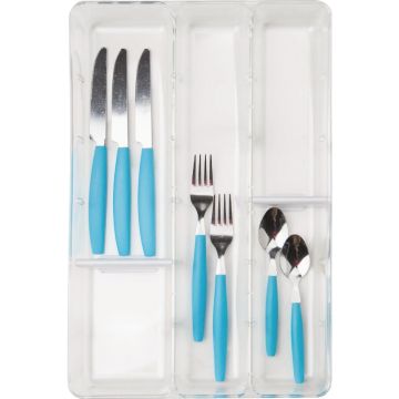Dial Industries Clear Custom Compartment Drawer Organizer Tray