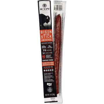 Icon 1 Oz. Original Bison Stick Jerky