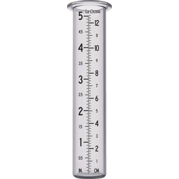 La Crosse Technology 5 In. Replacement Glass Rain Gauge Tube