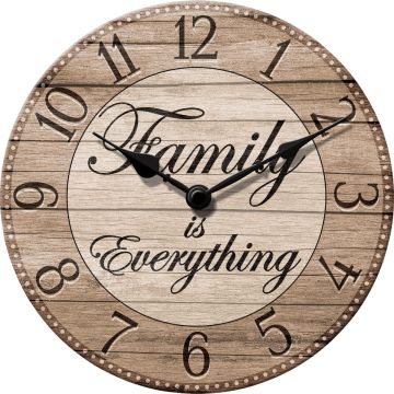 Westclox 11 In. Family Is Everything Wall Clock